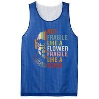 Not Fragile Like A Flower But A Bomb Ruth Bader Rbg Feminist Gift Mesh Reversible Basketball Jersey Tank