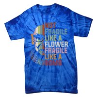 Not Fragile Like A Flower But A Bomb Ruth Bader Rbg Feminist Gift Tie-Dye T-Shirt