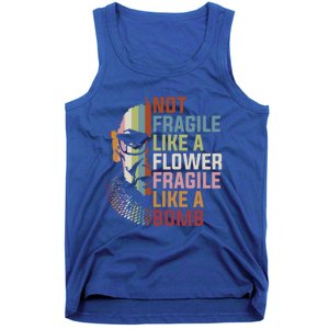 Not Fragile Like A Flower But A Bomb Ruth Bader Rbg Feminist Gift Tank Top