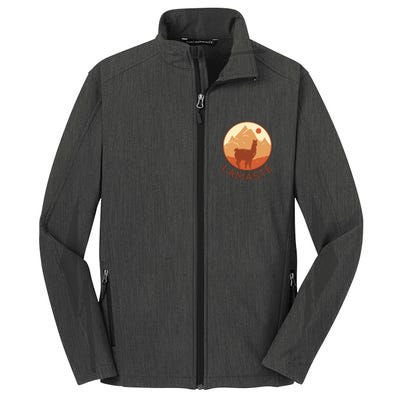 Namaste Funny Llama Yoga Core Soft Shell Jacket