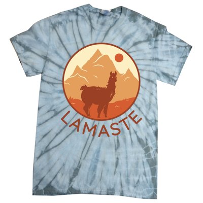 Namaste Funny Llama Yoga Tie-Dye T-Shirt