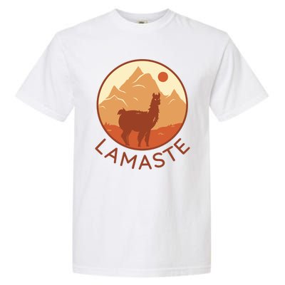 Namaste Funny Llama Yoga Garment-Dyed Heavyweight T-Shirt