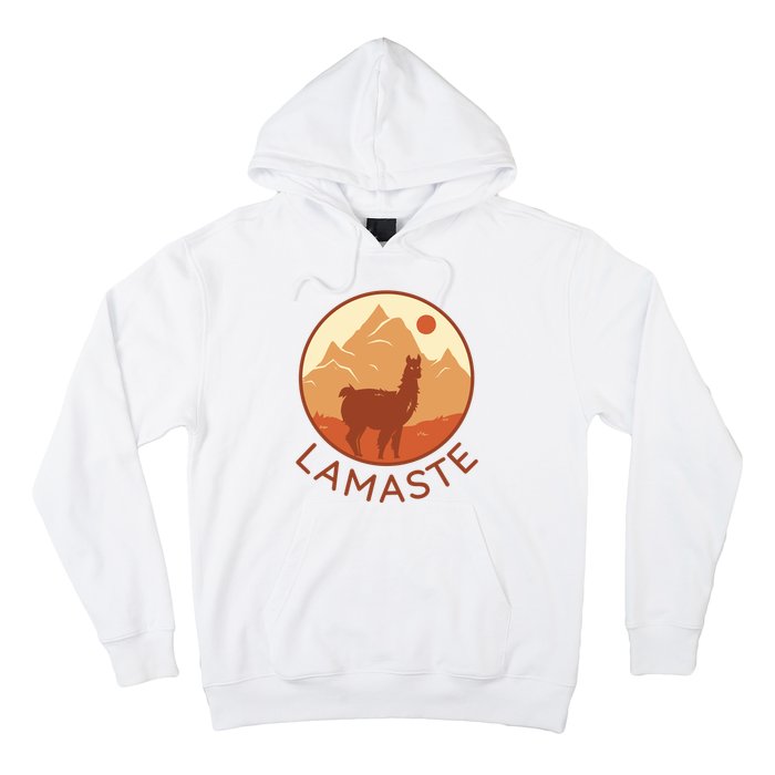 Namaste Funny Llama Yoga Hoodie