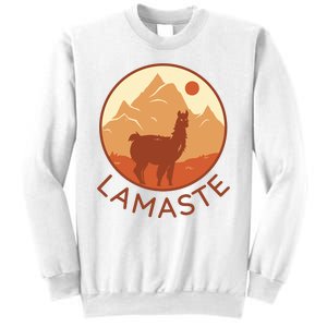 Namaste Funny Llama Yoga Sweatshirt