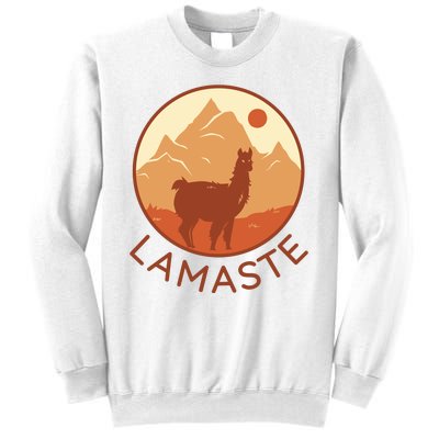 Namaste Funny Llama Yoga Sweatshirt