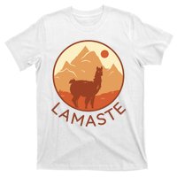 Namaste Funny Llama Yoga T-Shirt