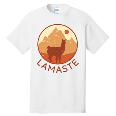 Namaste Funny Llama Yoga Tall T-Shirt