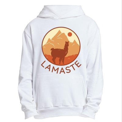 Namaste Funny Llama Yoga Urban Pullover Hoodie