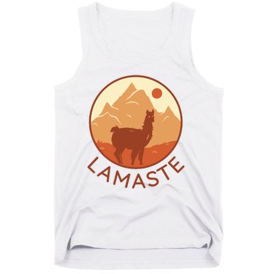 Namaste Funny Llama Yoga Tank Top