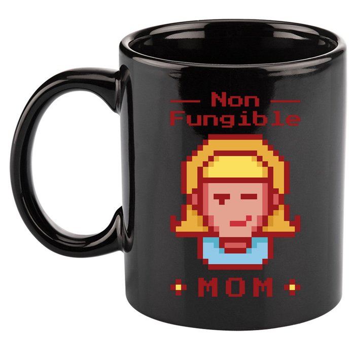 Non Fungible Mom NFT 11oz C Handle Ceramic Mug