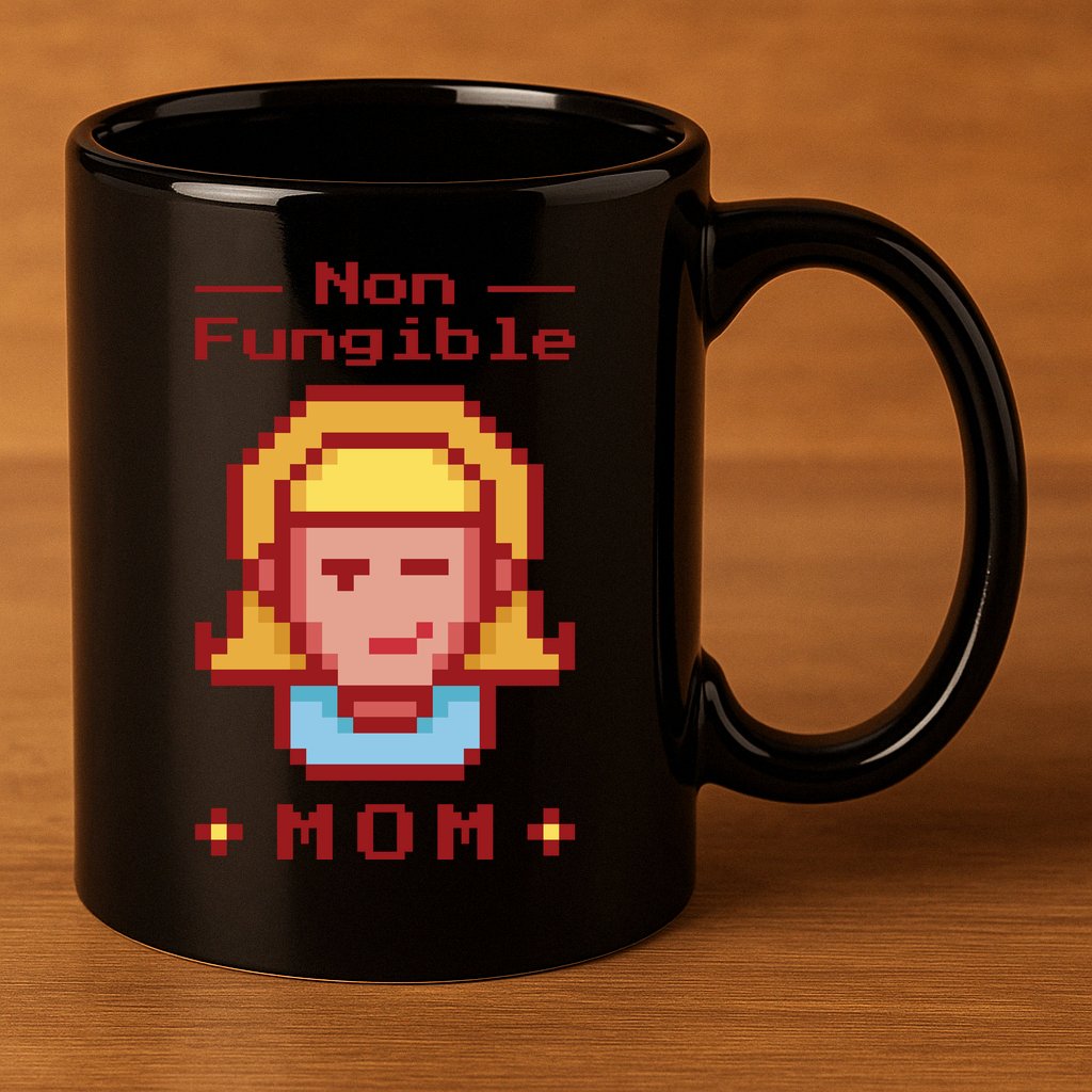 Non Fungible Mom NFT 11oz C Handle Ceramic Mug
