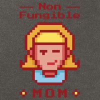 Non Fungible Mom NFT Cotton Canvas Backpack