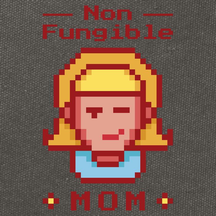 Non Fungible Mom NFT Cotton Canvas Backpack