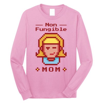 Non Fungible Mom NFT Long Sleeve Shirt