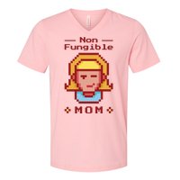 Non Fungible Mom NFT V-Neck T-Shirt