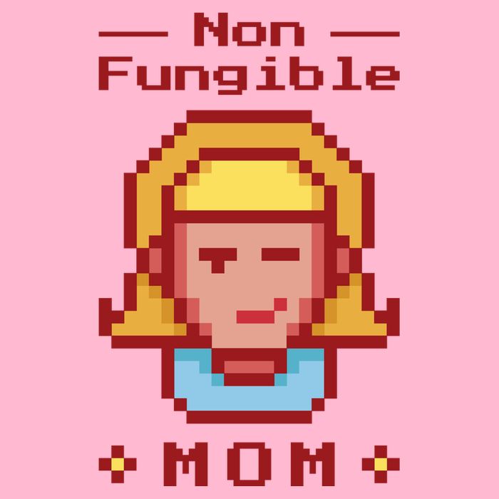 Non Fungible Mom NFT Button