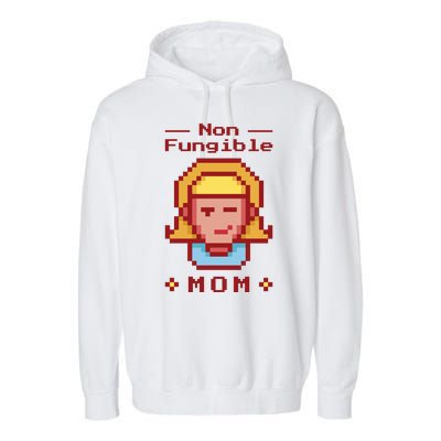 Non Fungible Mom NFT Garment-Dyed Fleece Hoodie