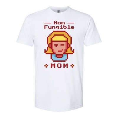 Non Fungible Mom NFT Softstyle CVC T-Shirt