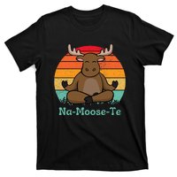 Namoosete Funny Moose And Yoga Pun Workout T-Shirt