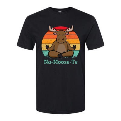 Namoosete Funny Moose And Yoga Pun Workout Softstyle CVC T-Shirt