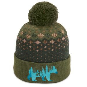 Nature Forest Mountains Trees Wildlife Animal Brown Bear The Baniff Cuffed Pom Beanie