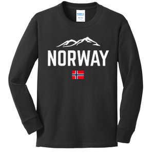 NORWAY Flag Men Women Kids NORWAY Kids Long Sleeve Shirt