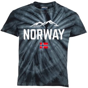 NORWAY Flag Men Women Kids NORWAY Kids Tie-Dye T-Shirt