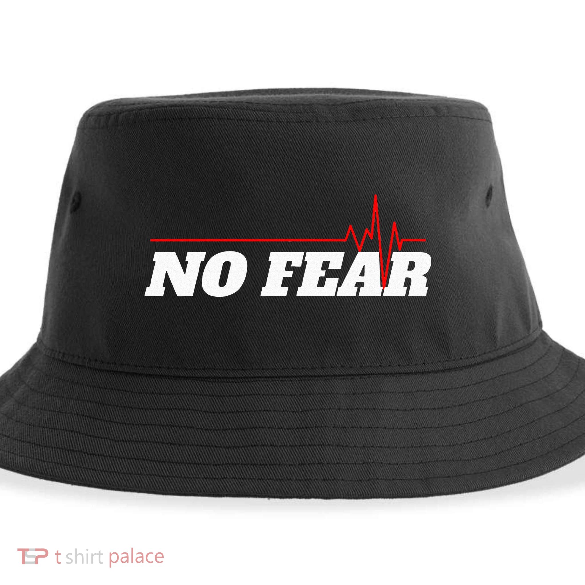 No Fear Motivation Sustainable Bucket Hat