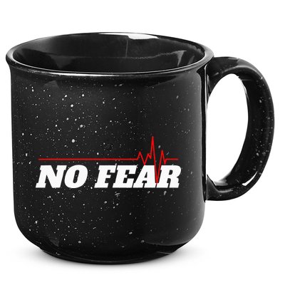 No Fear Motivation 15oz Campfire Ceramic Mug