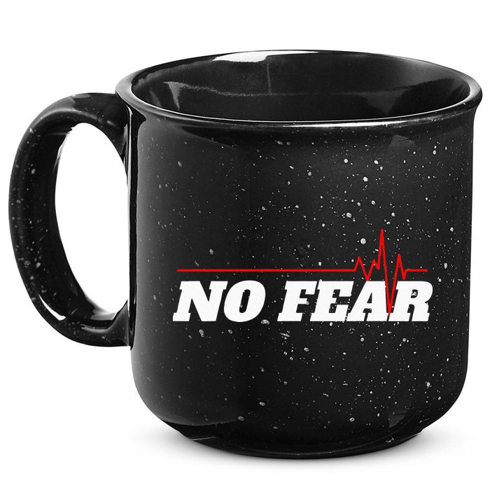 No Fear Motivation 15oz Campfire Ceramic Mug