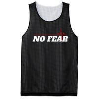 No Fear Motivation Mesh Reversible Basketball Jersey Tank