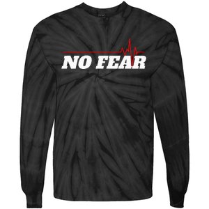 No Fear Motivation Tie-Dye Long Sleeve Shirt