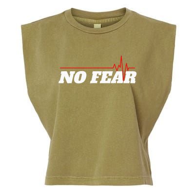 No Fear Motivation Garment-Dyed Women's Muscle Tee