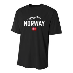 NORWAY Flag Men Women Kids NORWAY Youth Performance Sprint T-Shirt