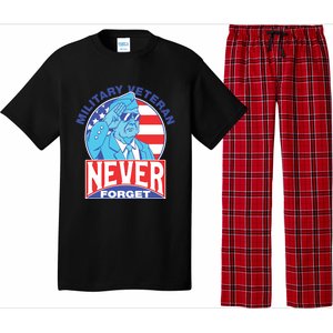 Never Forget Military Veteran Armed Forces Dad Mom Meaningful Gift Pajama Set