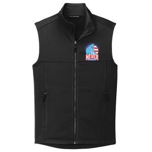 Never Forget Military Veteran Armed Forces Dad Mom Meaningful Gift Collective Smooth Fleece Vest