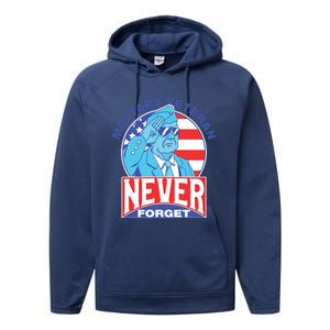 Never Forget Military Veteran Armed Forces Dad Mom Meaningful Gift Performance Fleece Hoodie