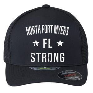 North Fort Myers FL Strong Hometown Souvenir Vacation Florid Flexfit Unipanel Trucker Cap