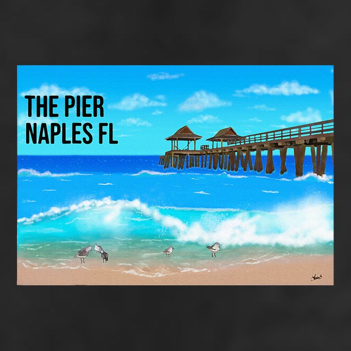 Naples Florida 11oz C Handle Ceramic Mug