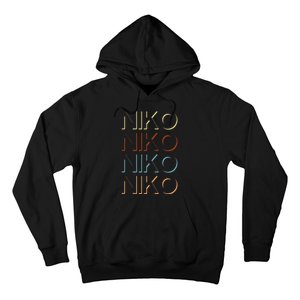 Niko First Name My Personalized Named Hoodie