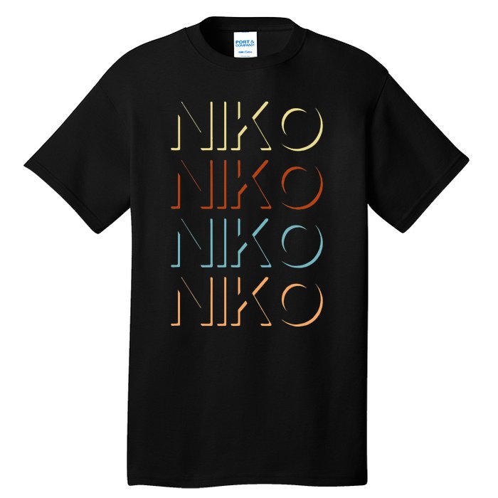 Niko First Name My Personalized Named Tall T-Shirt