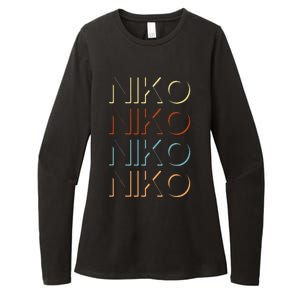 Niko First Name My Personalized Named Womens CVC Long Sleeve Shirt