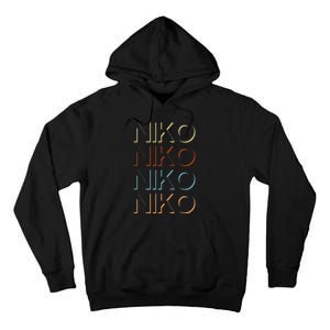 Niko First Name My Personalized Named Tall Hoodie