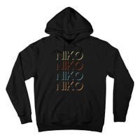 Niko First Name My Personalized Named Tall Hoodie