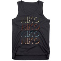 Niko First Name My Personalized Named Tank Top