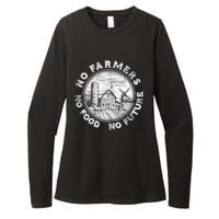 No Farmers No Food No Future Great Gift Womens CVC Long Sleeve Shirt