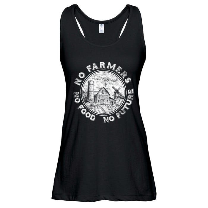 No Farmers No Food No Future Great Gift Ladies Essential Flowy Tank