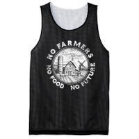 No Farmers No Food No Future Great Gift Mesh Reversible Basketball Jersey Tank