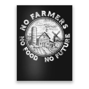 No Farmers No Food No Future Great Gift Poster