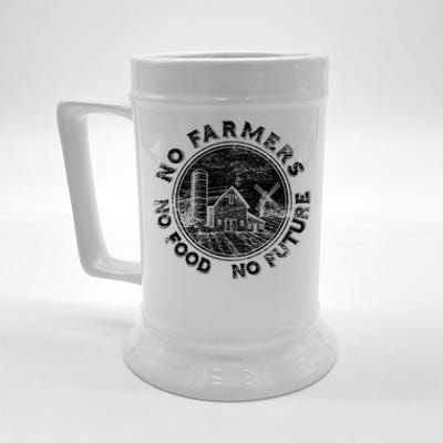 No Farmers No Food No Future Great Gift Beer Stein